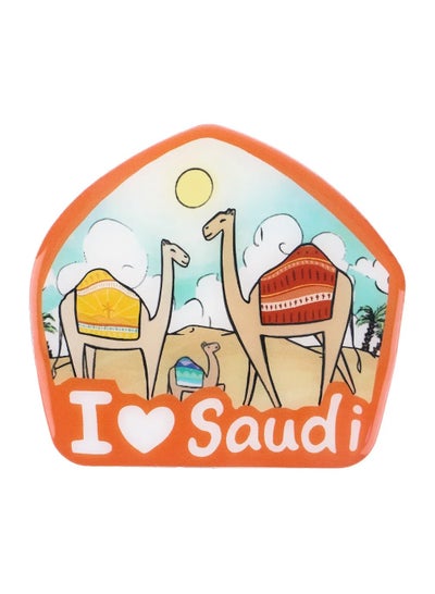 اشتري مغناطيس للثلاجة بعبارة I Love Saudi - رقم DAR-3 في السعودية