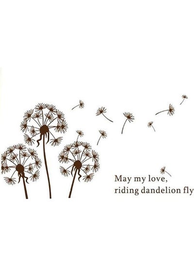 Buy Dandelion Wall Stickers Home Decor Flowers Living Room Bedroom Wall Decor Sticker [9001] in Egypt