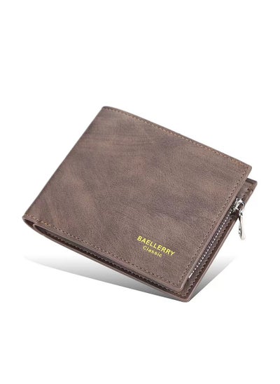 Buy Leather Wallet Brown in UAE