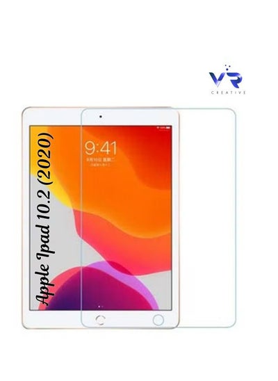 Buy Tempered Glass Screen Protector for Apple iPad (2020) 8th Generation 10.2 inch Clear in UAE