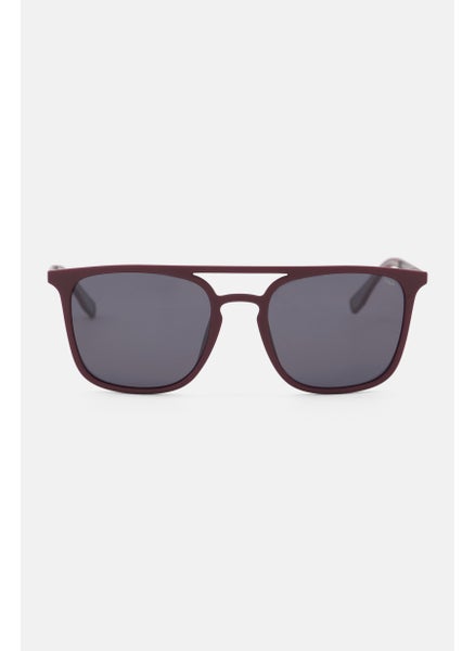 Buy Men SF933054B03P Rectangle Sunglasses, Dark Brown in UAE