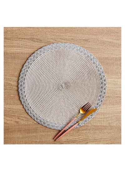 اشتري Cedric Round Placemat 38 x 38 cm في الامارات