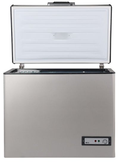 اشتري ES341 Stainless Steel Chest Freezer - 303 Liter - LG Compressor - Silver في مصر