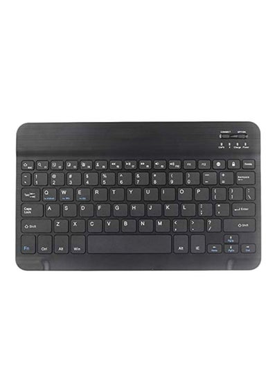 Buy Slim Portable Mini Wireless Bluetooth Keyboard For Tablet/Laptop/Smartphone Black in UAE