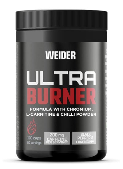 Buy Ultra Burner Advanced Fat Burner Supplement Supports Metabolism, Energy, and Weight Management - 120 Capsules in UAE