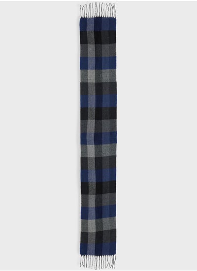 Buy Plaid Long Scarf in UAE