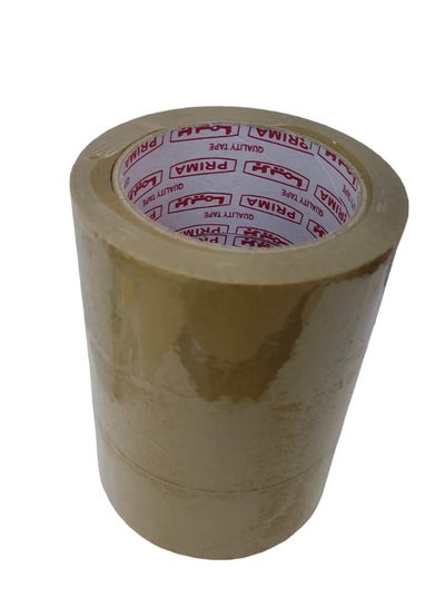 Buy Packing Tape Brown Strong Adhesive 3 Pieces 48mm 100 Yards 92 Meter Long Each Piece in Saudi Arabia