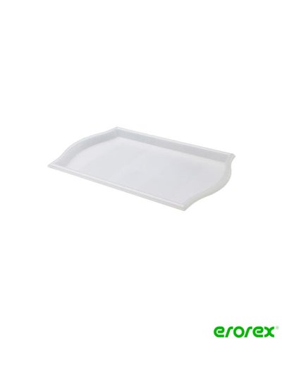 Buy Cookware and tableware Serveware Tray transparent 52x35 cm in Saudi Arabia