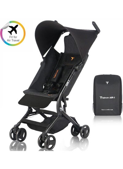 اشتري Teknum AIR-1 Travel Stroller w/ Carry Backpack-Black في السعودية