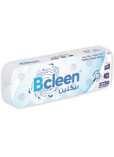 اشتري Toilet Tissue Paper Rolls  2 Ply 300 Sheets في الامارات