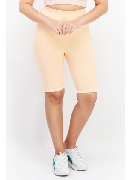 اشتري Women Brand Logo Basic Shorts, Light Pink في الامارات