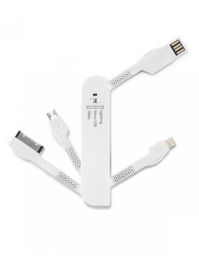 اشتري Swiss Army Knife Shape Phone Usb Charger Cable 3 in 1 Charging Cable For iPhone ,iPad 30-Pin, Micro Smartphone في الامارات