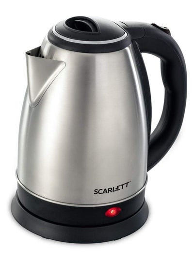 Buy SCARLETT Stainless Steel Electric Kettle 2 Liter Design for Hot Water, Tea, Coffee, Milk, Rice and Other Multi Purpose Cooking Food Kettle in UAE