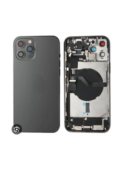 Buy Replacement Mid-Frame housing Cover for iphone 12 pro space Grey in Egypt