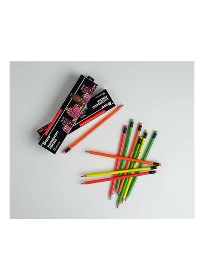 اشتري Bravo Fluorescent Pencil – Pack of 12 في مصر