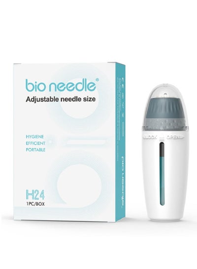 اشتري Dr.pen Bio Needle 24 Pins Adjustable Length Titanium Microneedle Hyaluronic Acid Pen Stamp Serum Derma Pen Needle Skin Care Beauty Tools White في السعودية