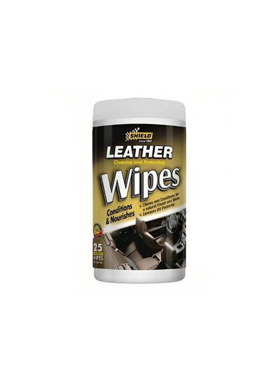 Buy Shield Leather Care Wipes 25 Wipes – SH151 in Saudi Arabia