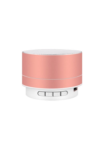 Buy Mini LED Bluetooth Speaker A10 Metal Memory CardA10 Speaker Rose Gold A10 Speaker Rose Gold in UAE