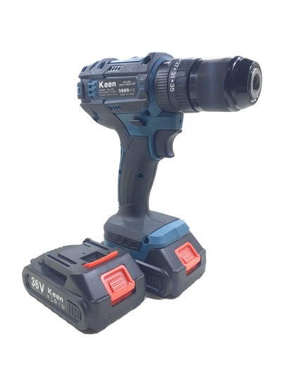 Buy Cordless drill, two 36-volt lithium batteries, iron head in Saudi Arabia