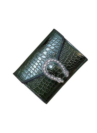 Buy Stylish Leather Wallet Green in Saudi Arabia