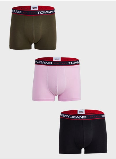 Buy 3 Pack Logo Band Trunks in UAE