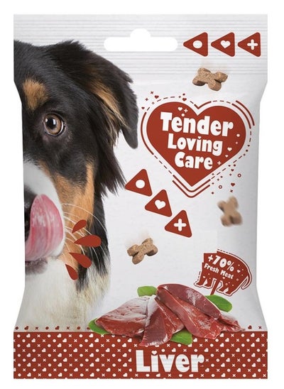 Buy Premium Soft Snack With Liver Dog Treats 100g in UAE