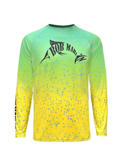 Buy Bob Marlin UPF50 Long Sleeve Youth Performance Shirt Bob Mahi in UAE