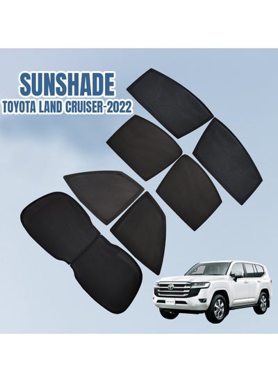 Buy TOYOTA LAND CRUISER-2022 Car Sunshade All Side Sunshade UV and Heat Protection Front Back Sides Sun Shades High Quality in Saudi Arabia