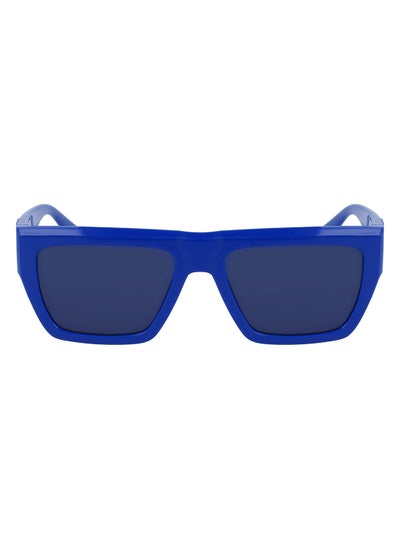 اشتري Men's Rectangular Sunglasses - CKJ23653S-400-5517 - Lens Size: 55 Mm في السعودية