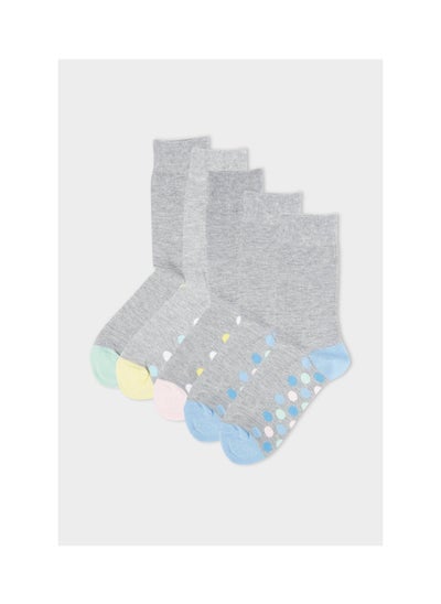 اشتري 5 Packs Spot Sole Socks في الامارات