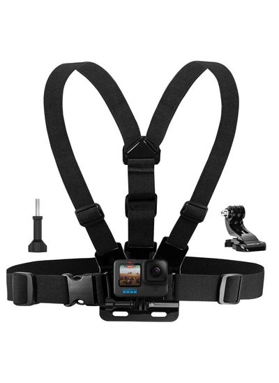 اشتري Chest Mount Strap Harness Chesty Body Mount Compatible with GoPro Hero 11, 10, 9, 8, 7, 6, 5, 4, Session, 3+, 3, 2, 1, Max, Hero (2018), AKASO, DJI Osmo Action Cameras في الامارات