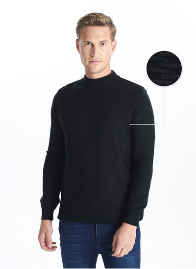 Buy Turtleneck Long Sleeve Men's Tricot Sweater in Egypt