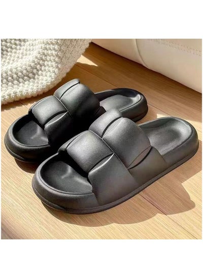 Buy Bathroom Shower slippers anti skid quick drying shower slippers bathroom sandals super cushioning thick soles for Men and Women in UAE