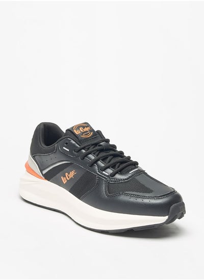 اشتري Men's Panelled Lace-Up Sports Shoes في الامارات