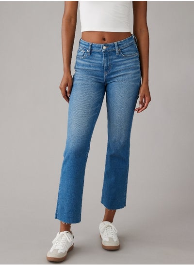 اشتري AE Stretch High-Waisted Kick Bootcut Crop Jean في مصر