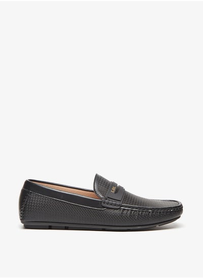 اشتري Men's Textured Slip-On Moccasins في الامارات