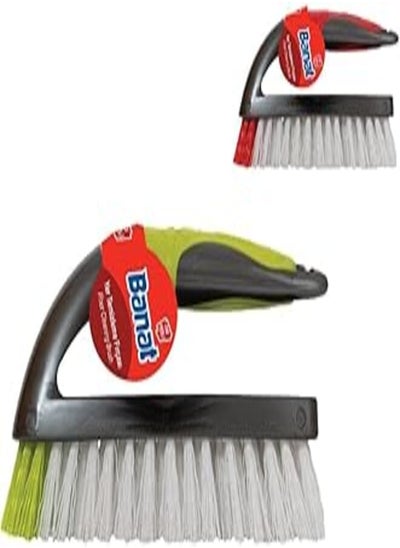 Buy Banat Floor Cleaning Brush With Handle, Assorted Colors, PTC-730723 in Egypt