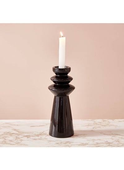 اشتري Oligo Sprayed Ceramic Candleholder 8.5 x 23.5 x 8.5 cm في الامارات