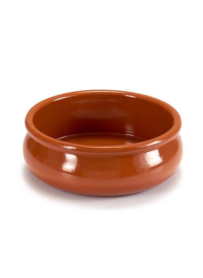 اشتري Brown Terracotta Belly Cooking Bowl 15 cm, Sapin في الامارات