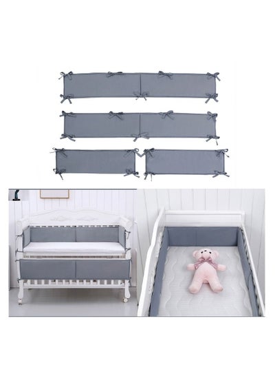 Buy Comfortable Soft Baby Only Safety Cotton Crib Cot Heightened Bumper Cushion Pads for Bed in Saudi Arabia