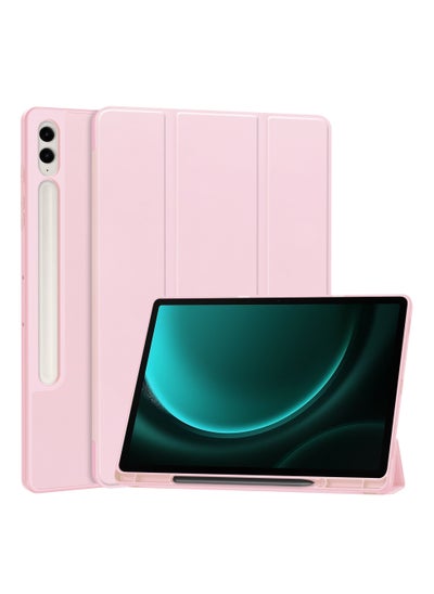 اشتري Protective Case for Samsung Galaxy Tab S9 FE+/ S9 FE Plus 12.4 inch Slim Stand Cover with S Pen Holder Support Auto Wake/Sleep في السعودية