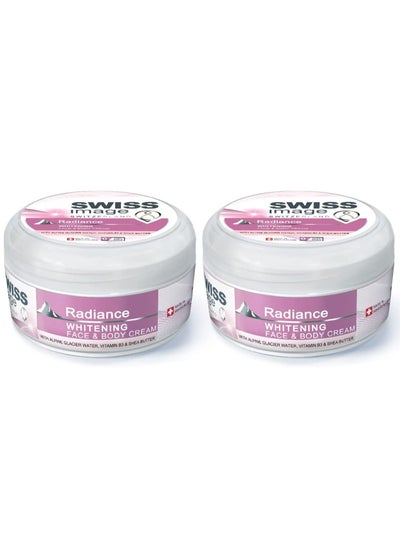 Buy Radiance Whitening Face and Body Cream 2 X 200 ml Twin Pack Enriched with Niacinamide and Shea Butter for Radiant Glow in UAE