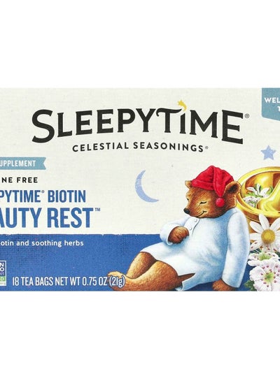 Buy SleepyTime® Biotin Beauty Rest™ Caffeine Free  18 Tea Bags 0.75 oz (21 g) in UAE