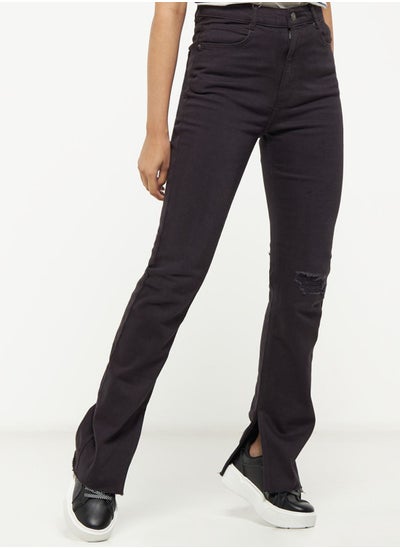 Buy Flared High Waist Jeans in Saudi Arabia