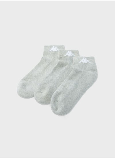 Buy 3 Pack Logo Crew Socks in Saudi Arabia