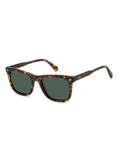 Buy Unisex Polarized Square Shape Acetate Sunglasses PLD 4167/S/X GREEN 43 - Lens Size: 43.4 Mm - Hvn in Saudi Arabia