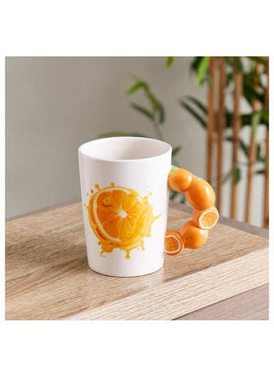 Buy Cypher Orange Power Ceramic Mug 400 ml in UAE