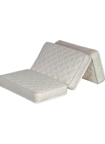 اشتري MYK Medicated Quilted Folding Mattress White Single في الامارات