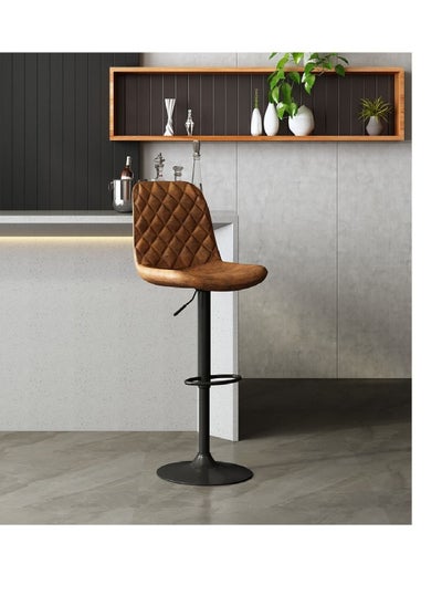 Buy Vintage style bar stool Brown in Saudi Arabia