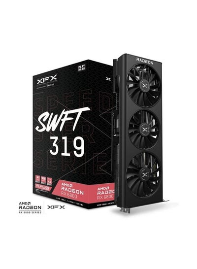 Buy XFX Speedster SWFT 319 AMD Radeon™ RX 6800 CORE Gaming Graphics Card with 16GB GDDR6, AMD RDNA™ 2 in UAE